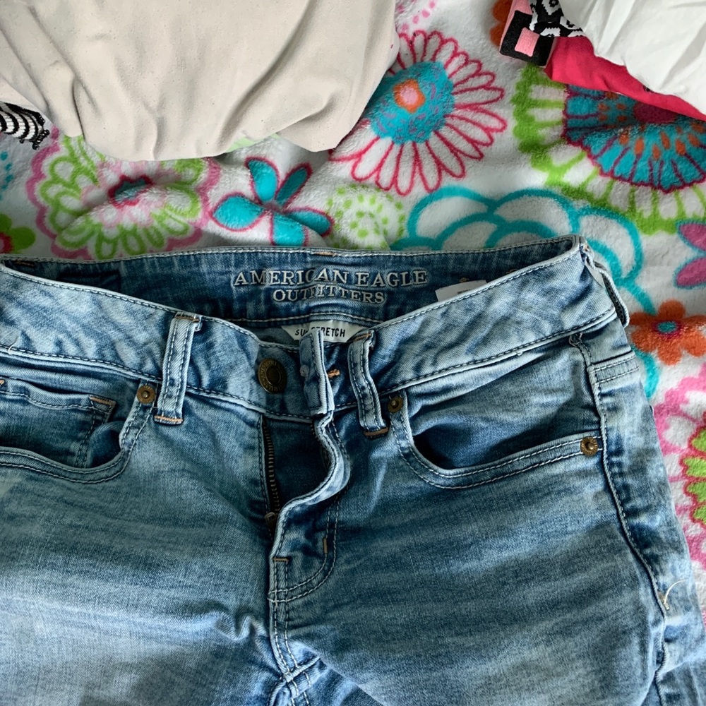american eagle jean shorts